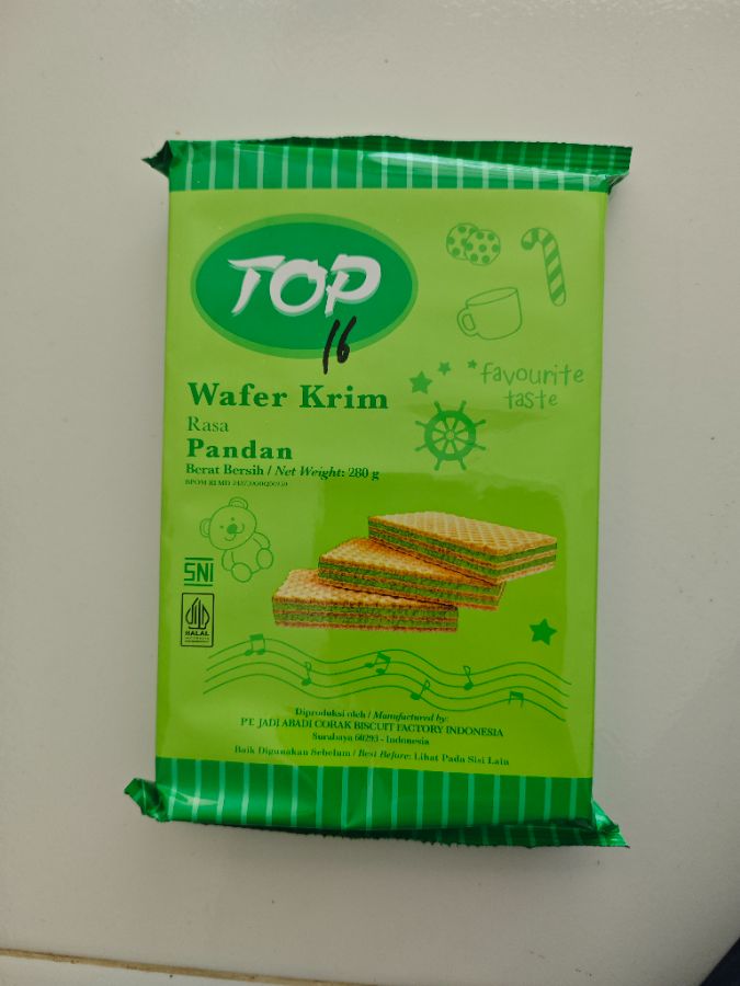 Top Wafer Krim Pandan