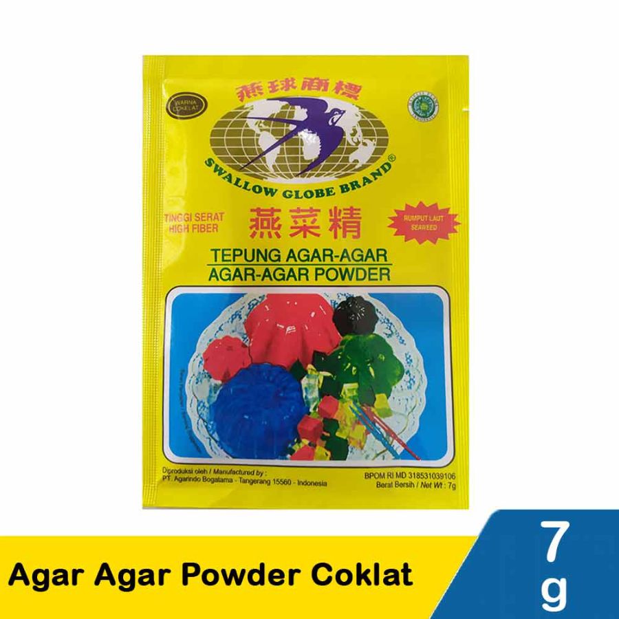 Agar Agar Swallow Globe Coklat