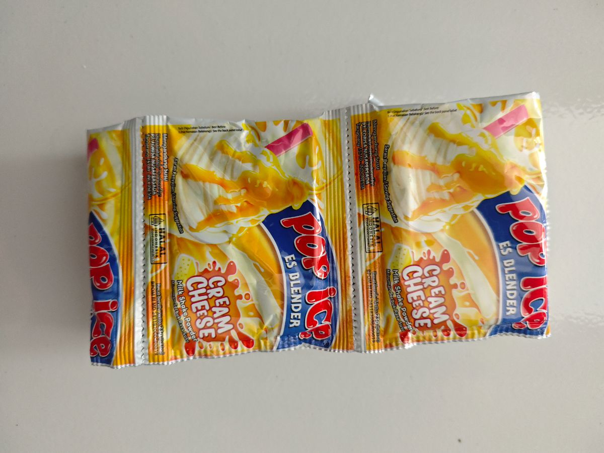 Pop Ice chese Cream 1 Rcg Isi 10