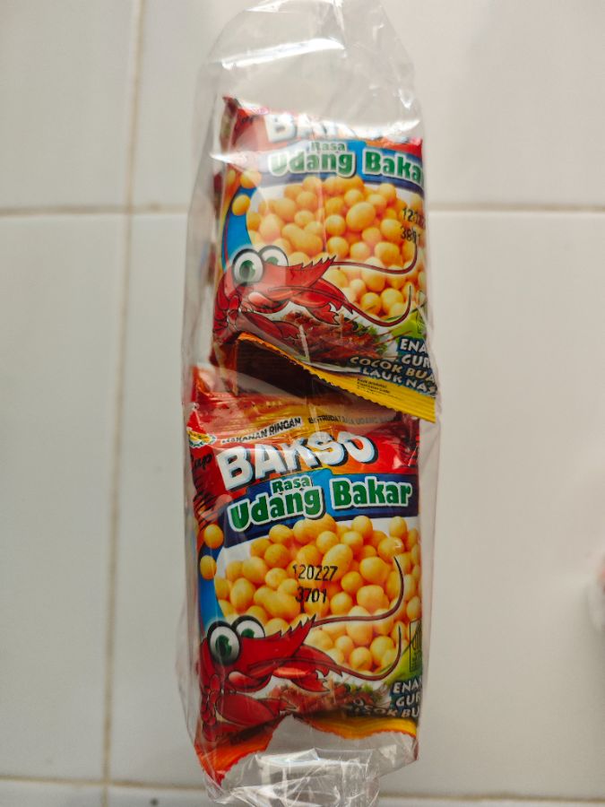 Bakso Rasa Udang Bakar 1 Pak Isi 20 