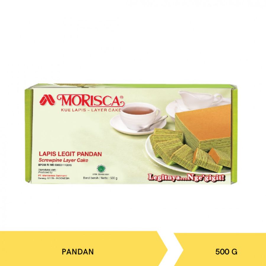 Morisca Lapis Legit Pandan 500g