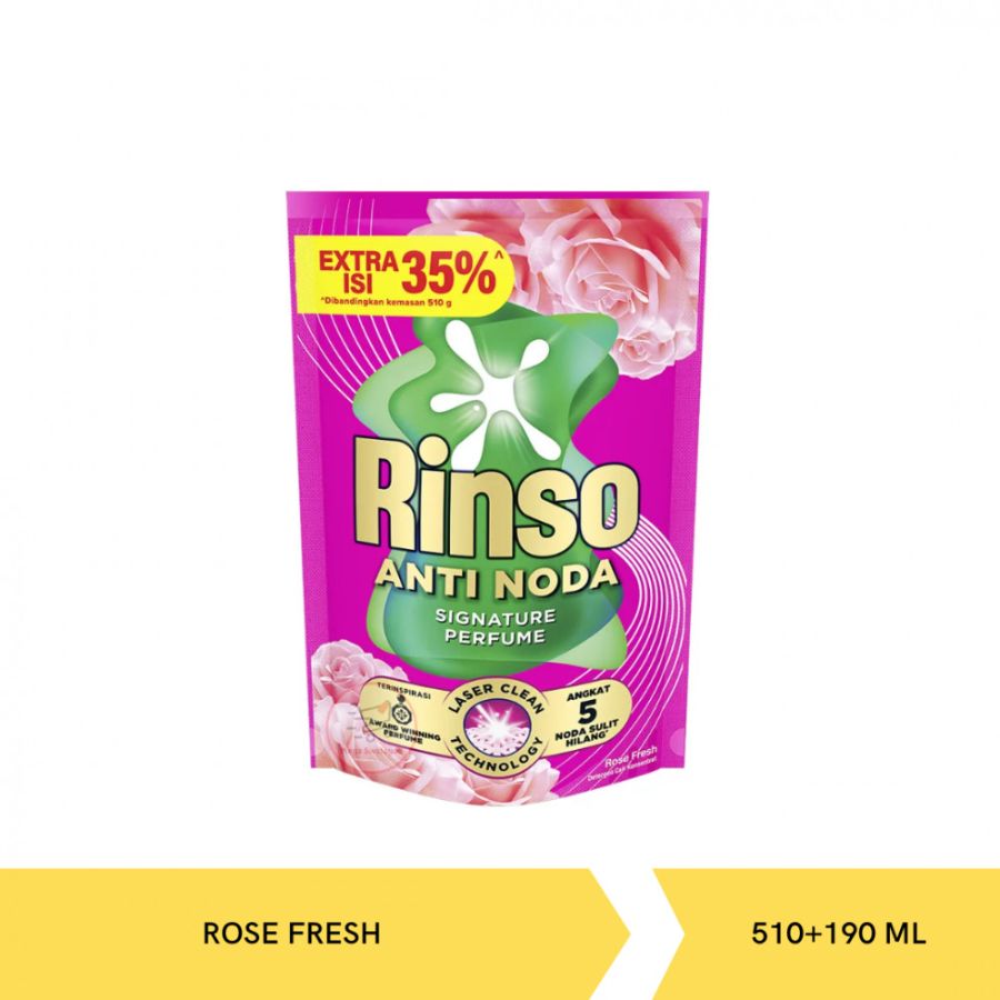 Rinso Liquid Rose Fresh 700g