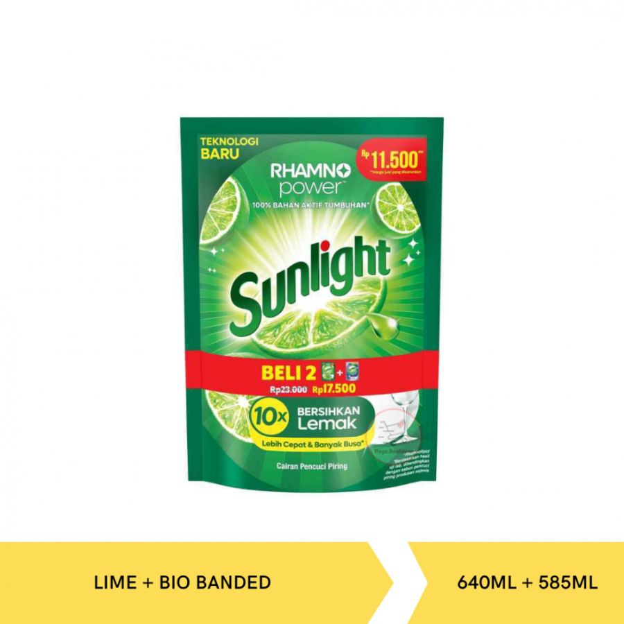 Sunlight Lime 610g + Bio 600g Banded