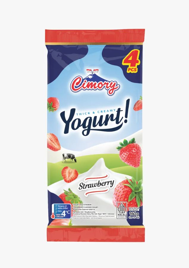Cimory Yogurt Stick Stoberi 4x1
