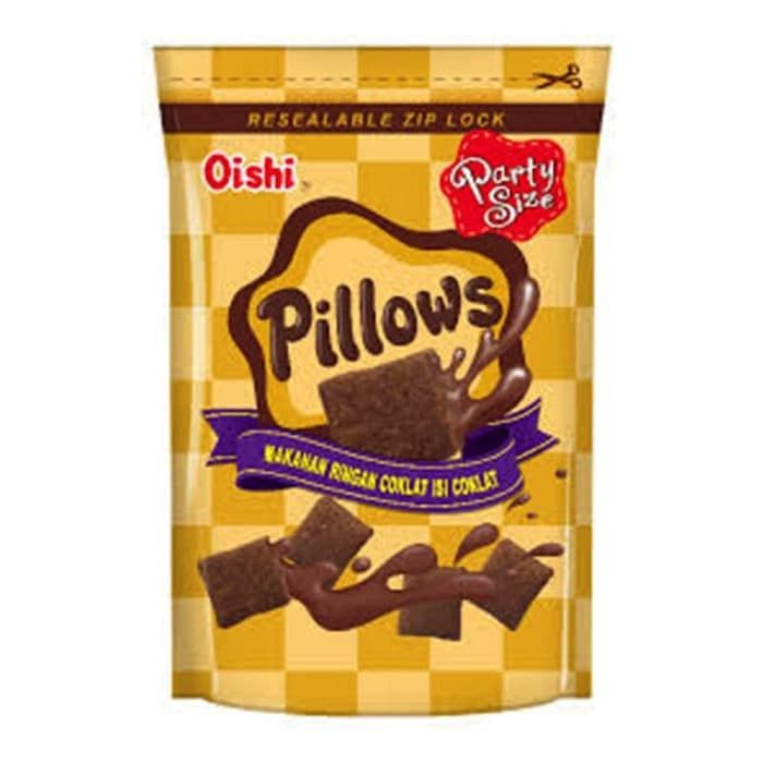 Oishi Pillow Cokelat 100