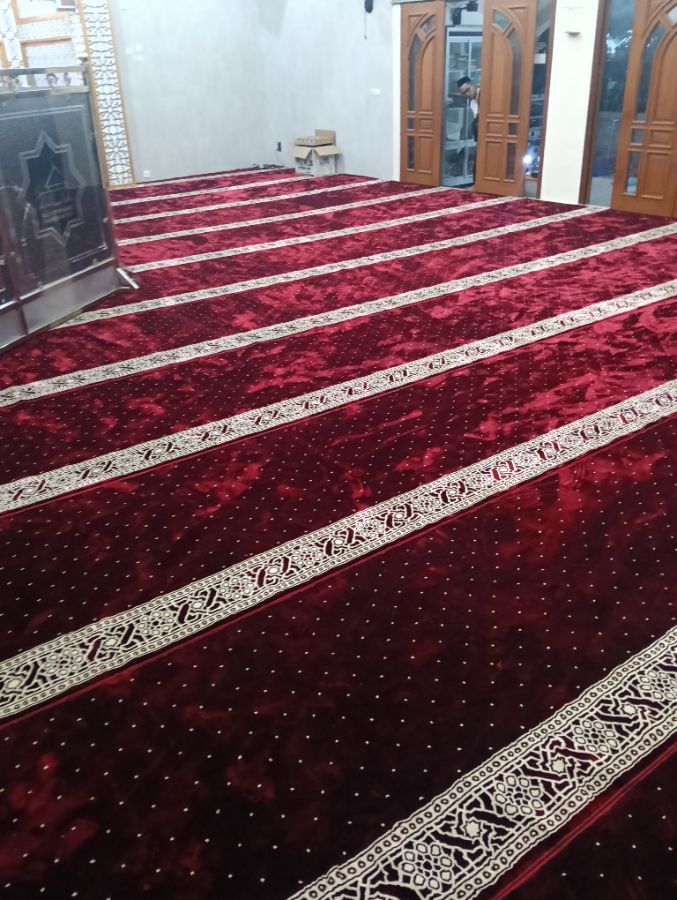 Deluxe Bahan Dubai ADL-04B Merah Bintik
