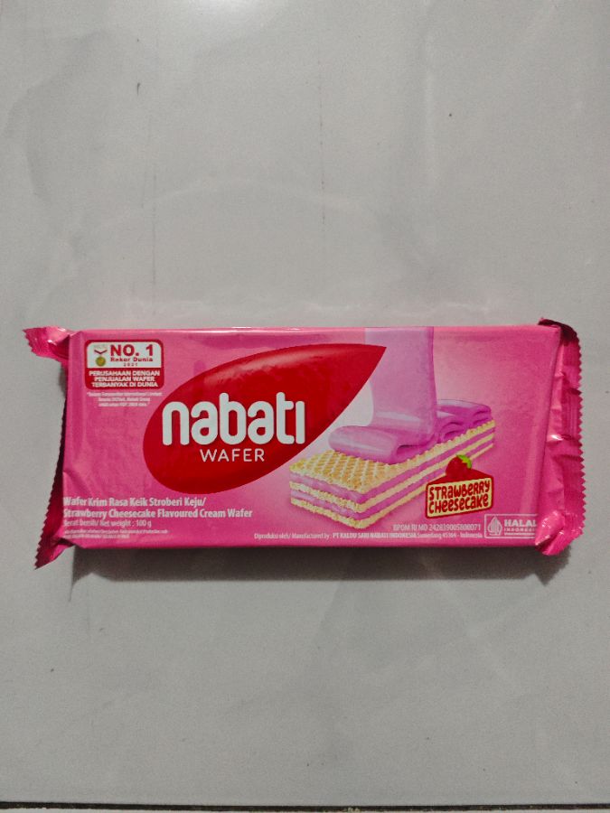 Nabati Wafer L1 Stoberi 100g