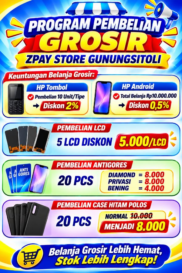 PROGRAM PEMBELIAN ZPAY STORE GUNUGSITOLI GROSIR