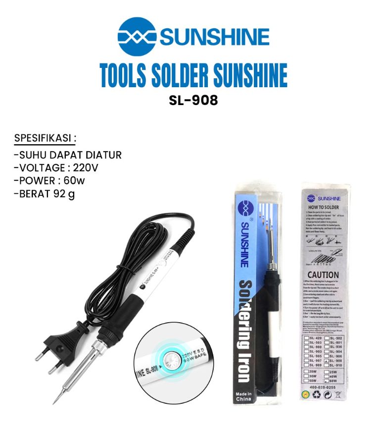 TOOLS SOLDER SUNSHINE SL-908 60w