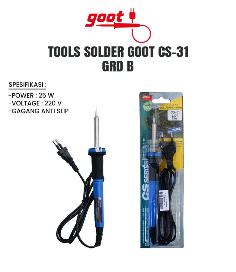 TOOLS SOLDER GOOT CS-31 grd B 25w