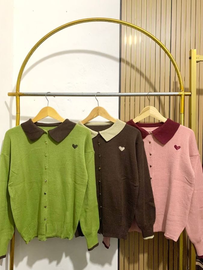 Cardigan rajut