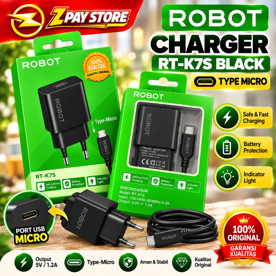  Charger Robot RT-K7S BLACK TYPE MICRO