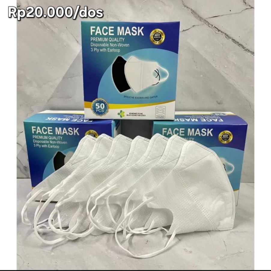 Masker dukbill dewasa(ready)