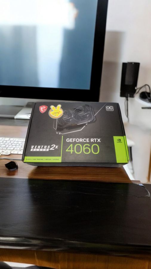 VGA MSI RTX4060 VENTUS 2x BLACK 8GB OC DDR6 
