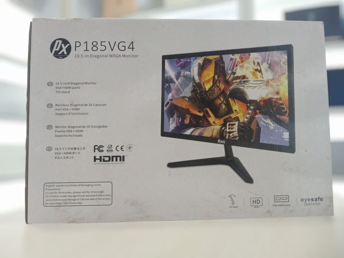 19 INCH LED MONITOR PIXEL P185VG4 HDMI+VGA
