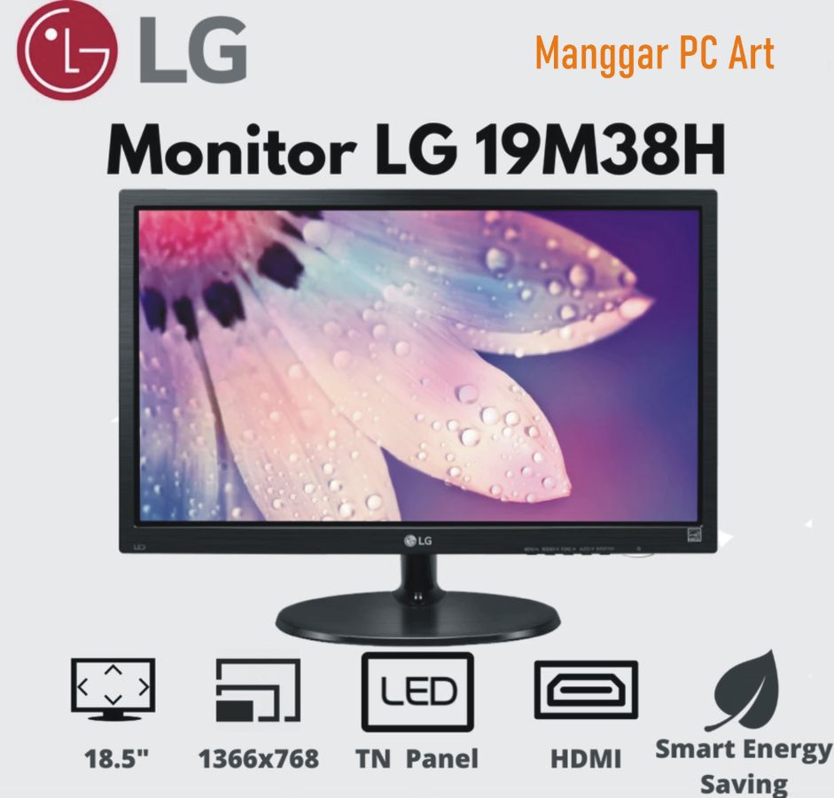 19 INCH LED MONITOR LG HDMI+VGA