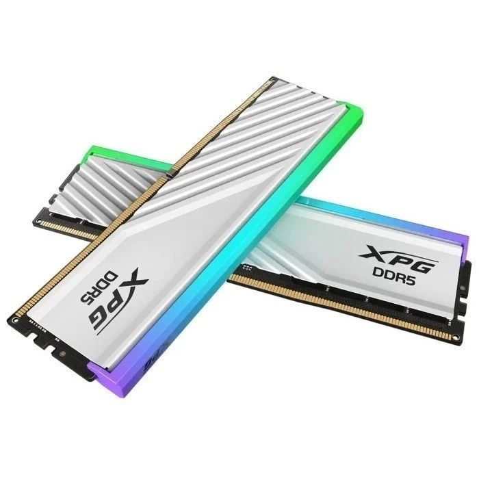 ADATA XPG RAM LONGDIMM DDR5 32GB (16GBX2) PC6000 LANCER BLADE RGB WHITE