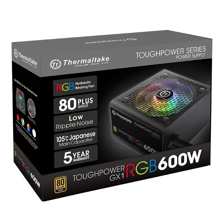 THERMAL TAKE 600W RGB Smart 80+