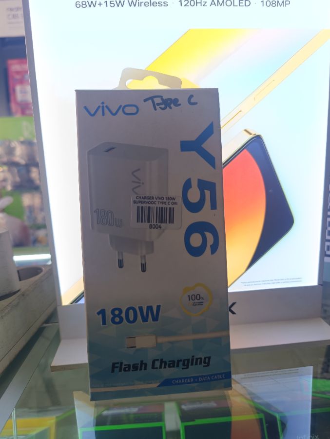 CHARGER VIVO 180W SUPERVOOC TYPE C ORI