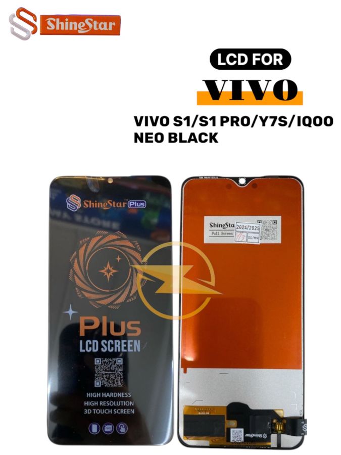LCD+TS VIVO S1/S1 PRO/Y7S/IQOO NEO BLACK *(Model Tipe Shine Star)*