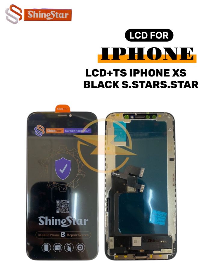 LCD+TS IPHONE XS BLACK S.STAR *(Model Tipe Shine Star)*  #PAS_18_08