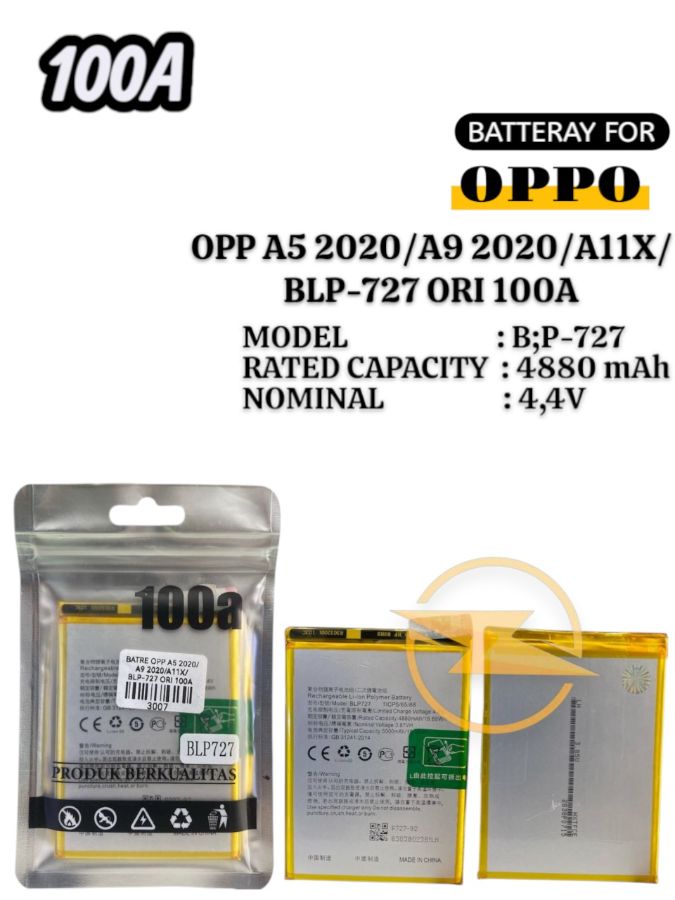 BATRE OPP A5 2020/A9 2020/A11X/BLP-727 ORI 100A _Pas 10/09