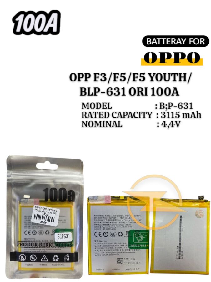 BATRE OPP F3/F5/F5 YOUTH/BLP-631 ORI 100A