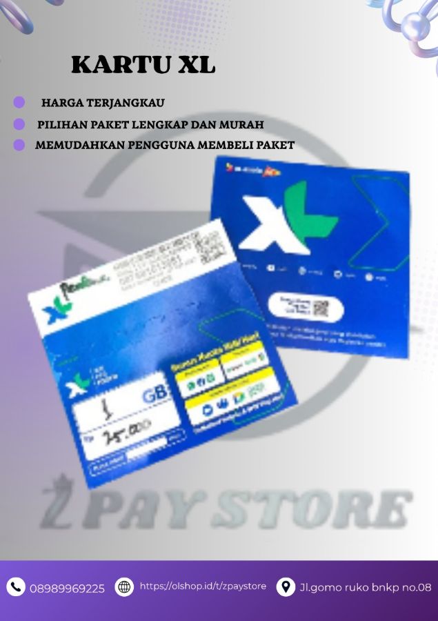 KARTU PERDANA XL Paket 3 GB - Sudah di Injek (MASA AKTIF 26 Januari 2027)