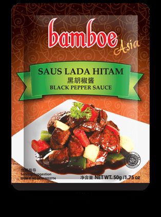 BAMBOE ASIA Saus Lada Hitam 50g