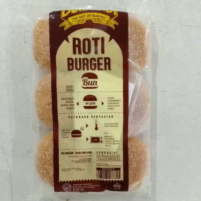 BERNARDI Roti Burger Wijen Isi 6
