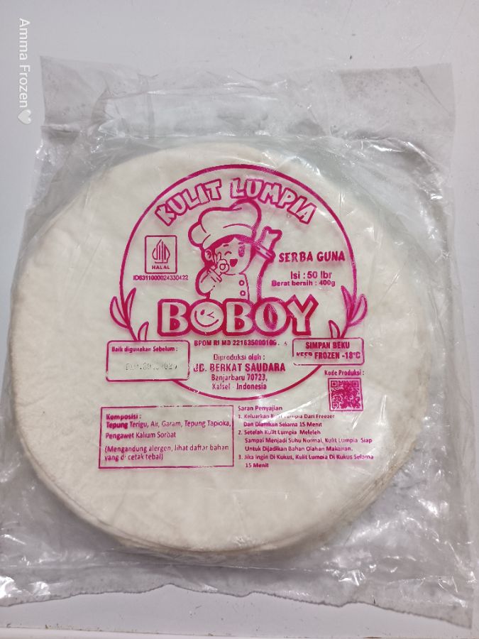 BOBOY Kulit Lumpia merah
