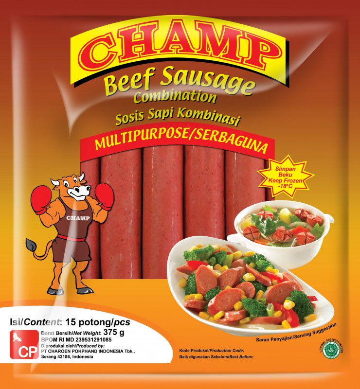 CHAMP Sosis Sapi 375g