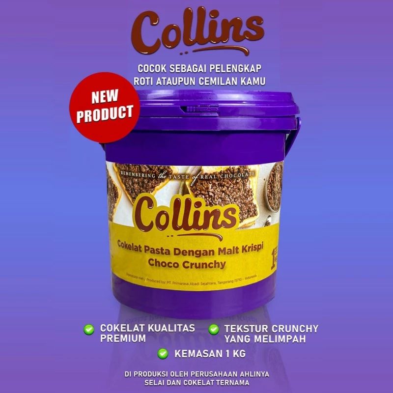 COLLINS DIP GLAZE Choco Crunchy 1kg