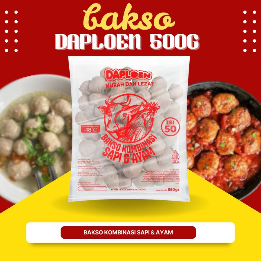 DAPLOEN Bakso Daging Isi 50