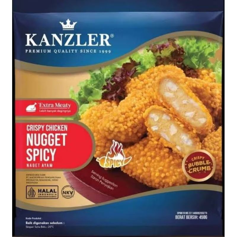 KANZLER Crispy Nugget Spicy 450g