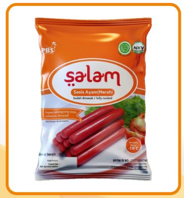 SALAM Sosis Ayam Panjang Merah 500g