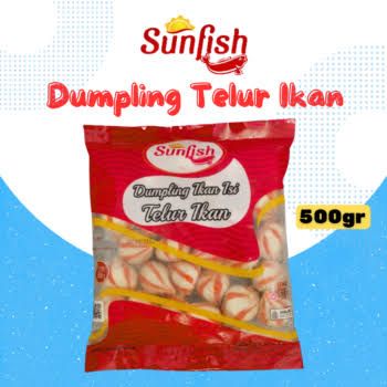 SUNFISH Dumpling Ikan isi Telur Ikan