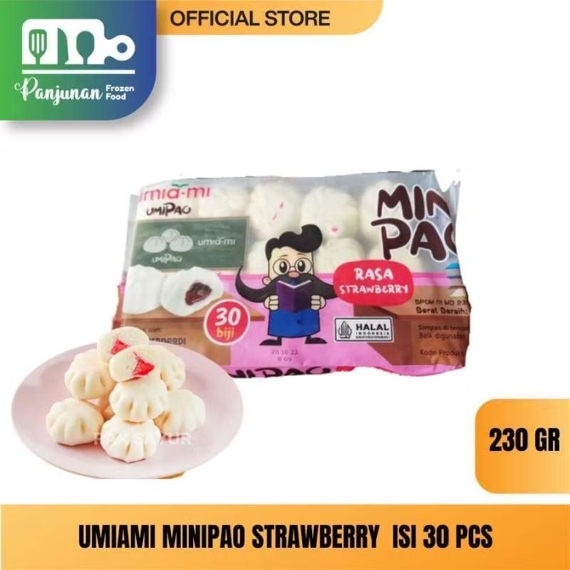 UMIA-MI Umipao Mini Pao Rasa Stroberi 30 465g