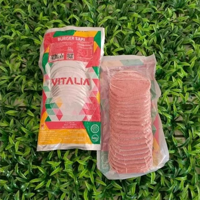 VITALIA Burger Sapi kecil isi 20 280g