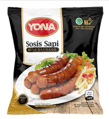YONA Sosis Sapi Bakar Mini 500g