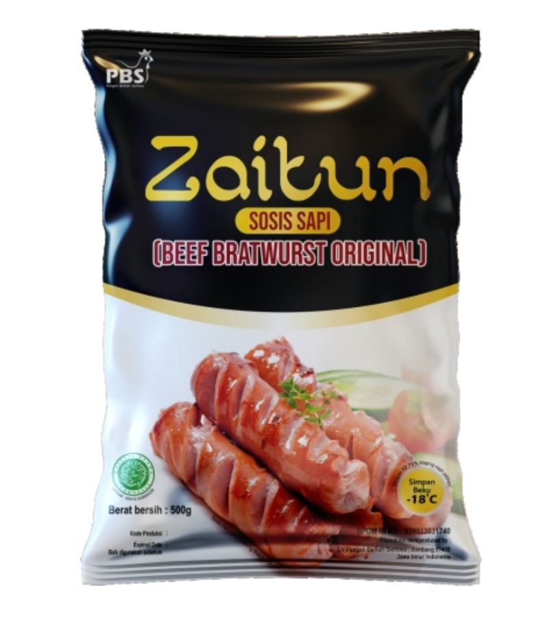 ZAITUN Sosis Sapi Jumbo 500g