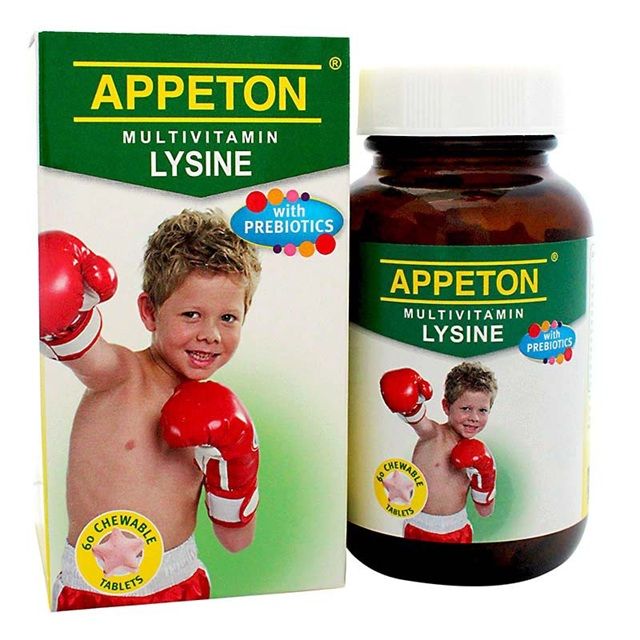 APPETON MULTIVITAMIN LYSINE WITH PREBIOTICS CHEWABLE (60 tablets)