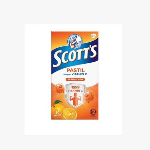 SCOTTS VITAMIN C ORANGE PASTILLES (50 pieces)