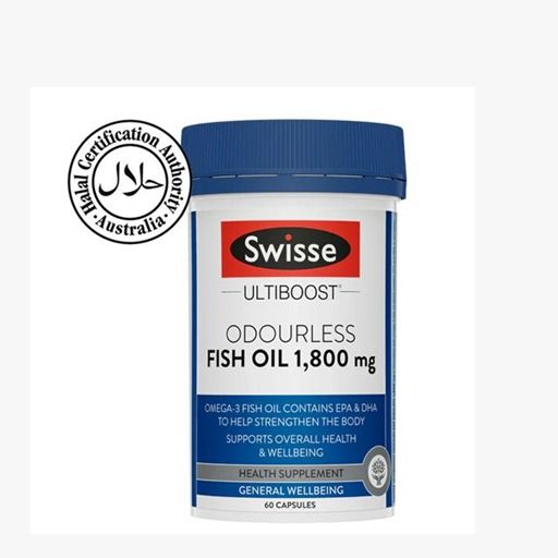 SWISSE ODOURLESS FISH OIL 1800MG (60 pieces)
