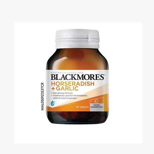BLACKMORES HORSERADISH + GARLIC (60 pieces)