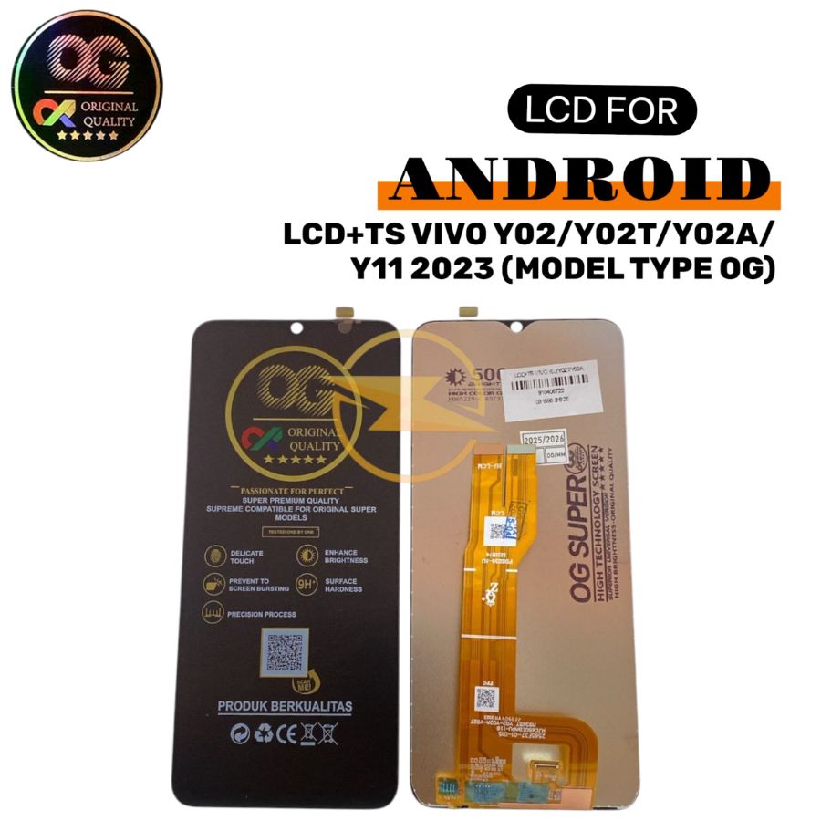 LCD+TS VIVO Y02/Y02T/Y02A/Y11 2023  (MODEL TYPE OG)