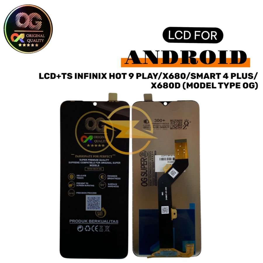 LCD+TS INFINIX HOT 9 PLAY/X680/SMART 4 PLUS/X680D (MODEL TYPE OG)