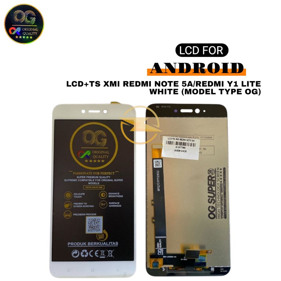 LCD+TS XMI REDMI NOTE 5A/REDMI Y1 LITE WHITE (MODEL TYPE OG)