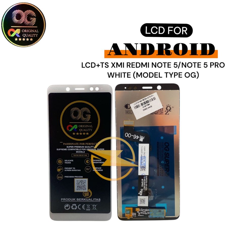 LCD+TS XMI REDMI NOTE 5/NOTE 5 PRO WHITE  (MODEL TYPE OG)