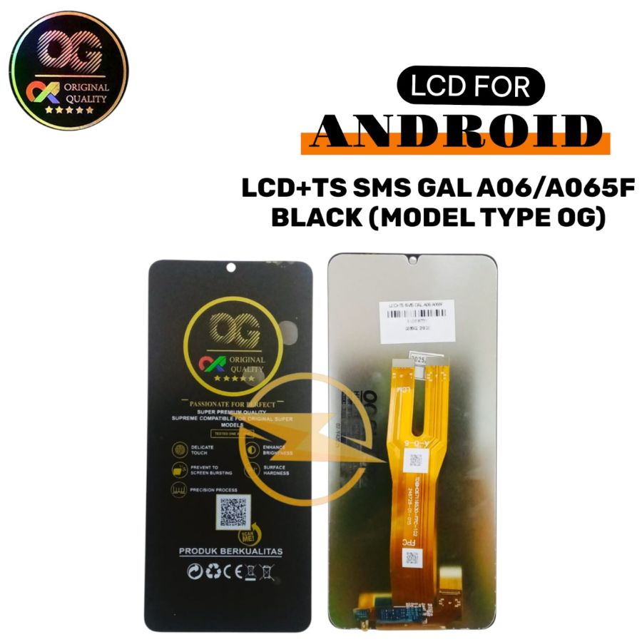 LCD+TS SMS GAL A06/A065F BLACK (MODEL TYPE OG)